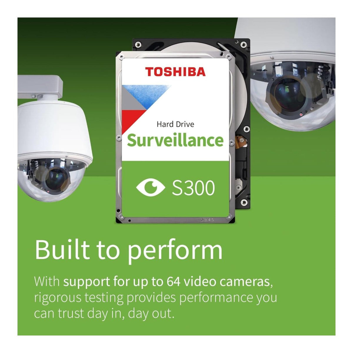 Toshiba S300 3.5-inch 2TB SATA Surveillance Internal Hard Drive HDWT720UZSVA