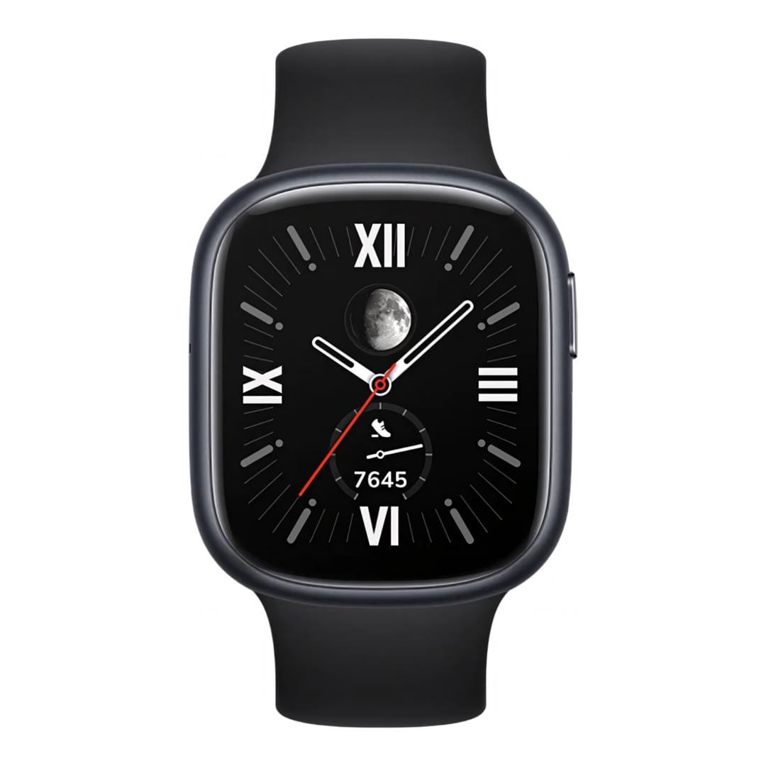 HONOR Watch 4 1.75-inch AMOLED GPS Smartwatch - Black