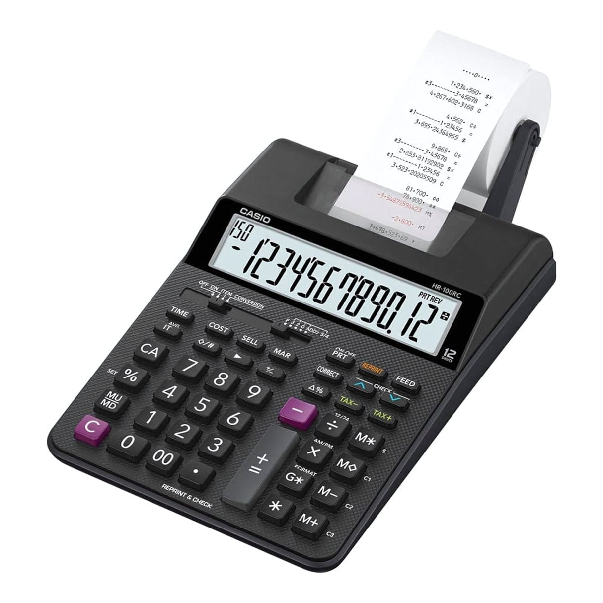Casio HR-100RC Electronic Calculator