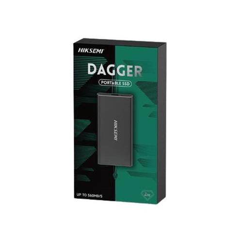 Hiksemi Dagger 1TB TLC Nand Flash External SSD HS-ESSD-T200N-mini-1T-Black