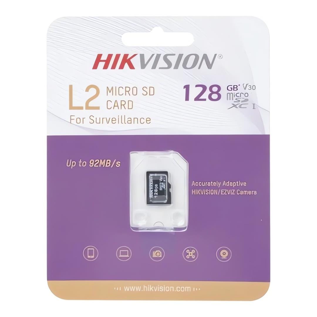 Hikvision L2 V30 128GB Video Surveillance Class 10 MicroSD (TF) Card HS-TF-L2(STD)/128G