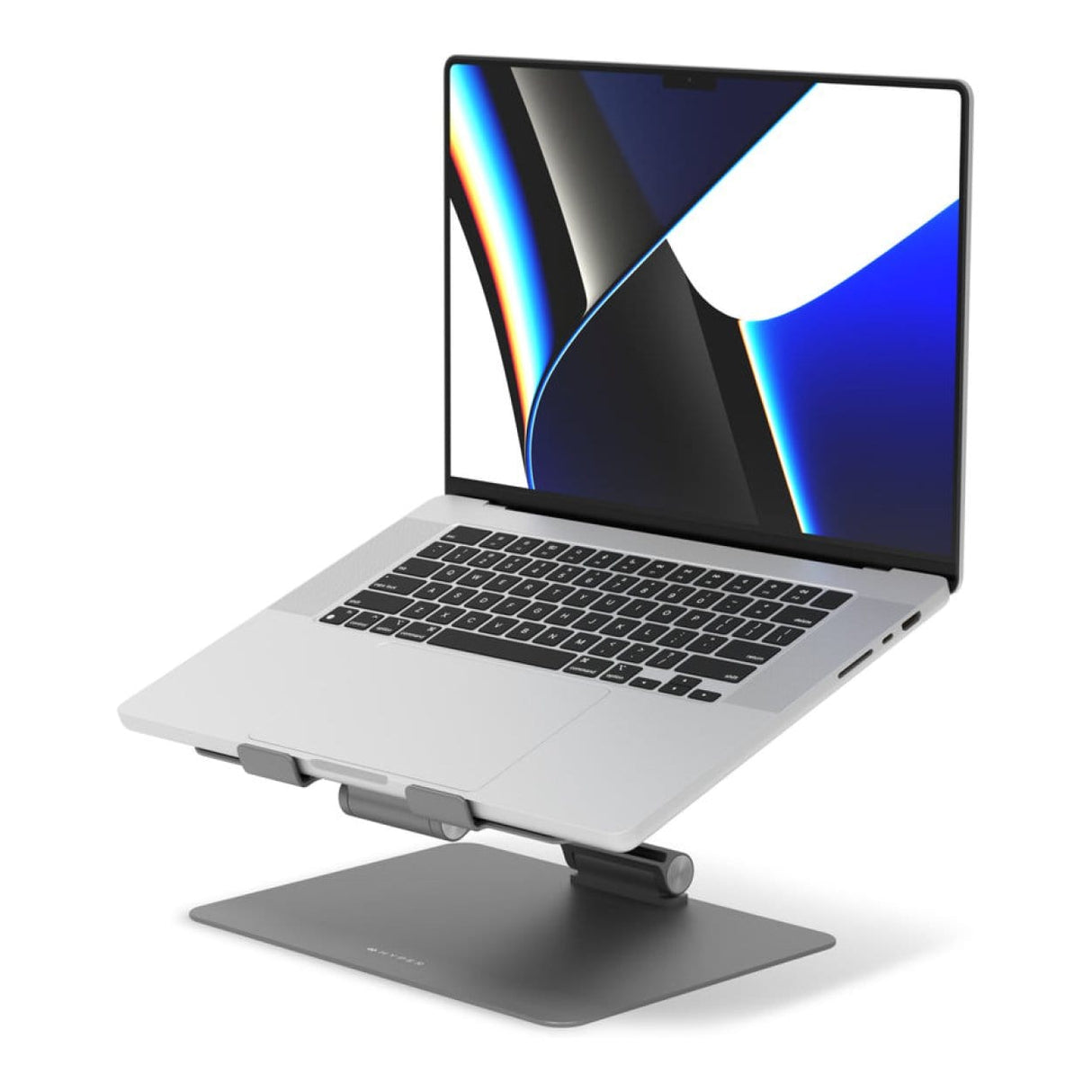 HyperSpace Ergonomic Adjustable Notebook Stand Grey HS1150GYGL