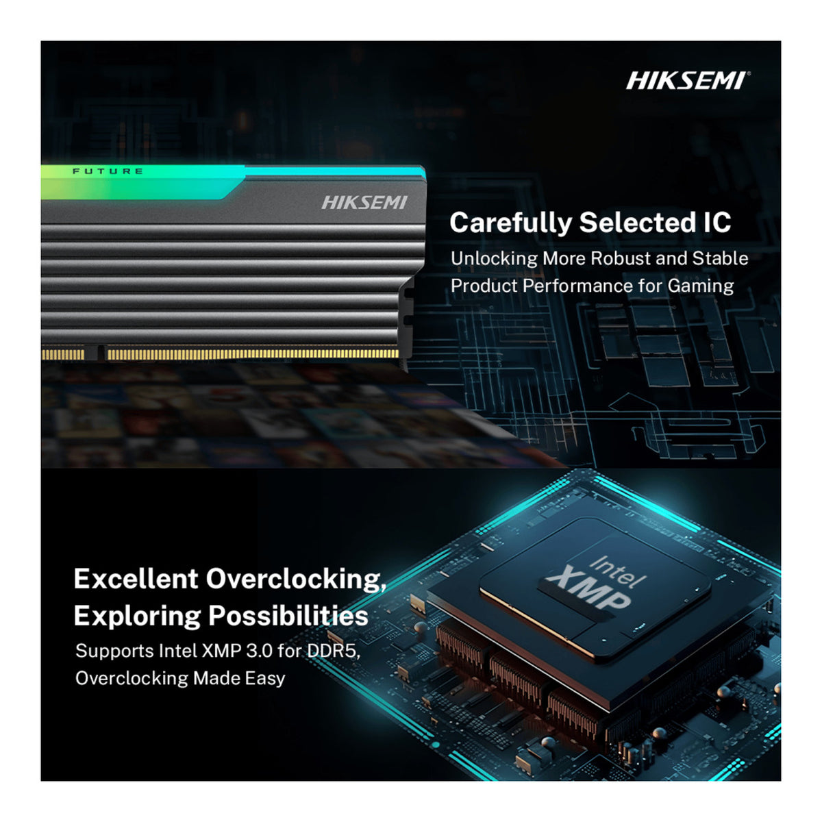 Hiksemi Future HSC416U36C5-8G2 RGB Memory Module 16GB DDR4 3600MHz