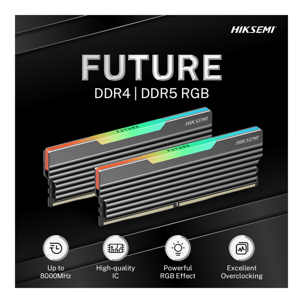 Hiksemi Future HSC416U36C5-8G2 RGB Memory Module 16GB DDR4 3600MHz