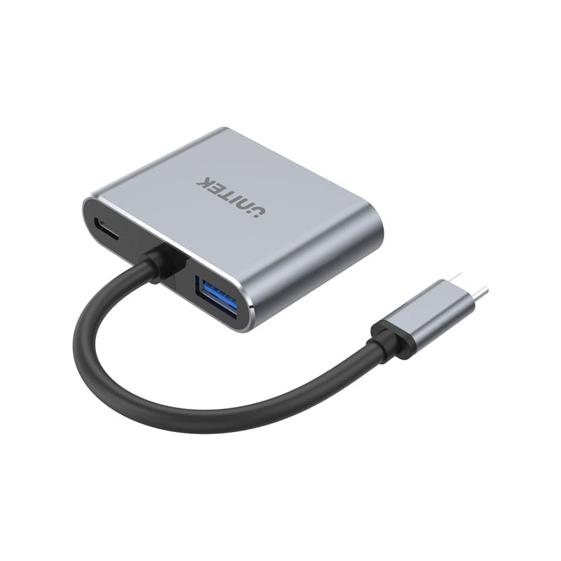 Unitek uHUB Q4 Lite D1049A 4-in-1 USB-C Hub with MST Dual Display and PD 100W HUB-USB-Q4-LITE