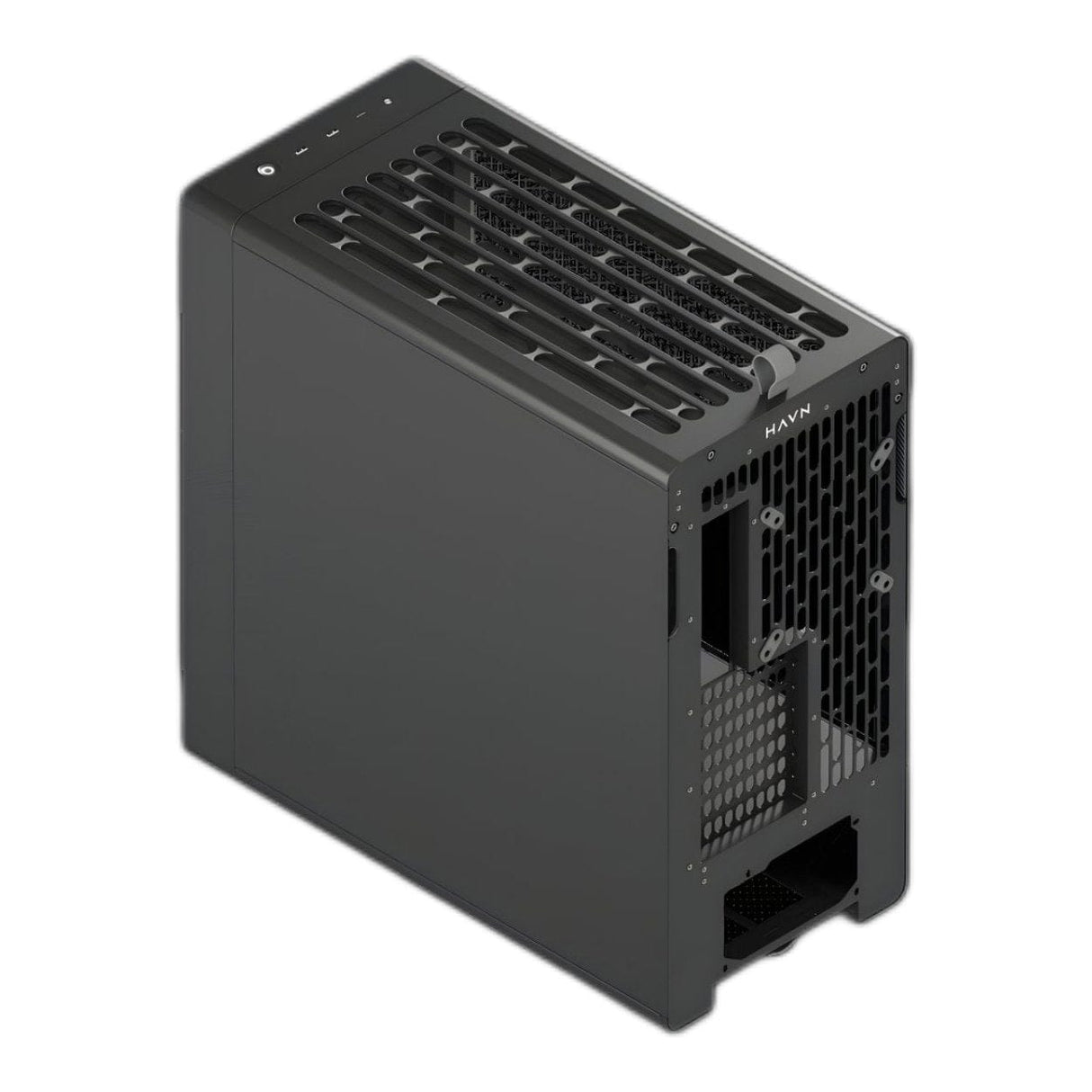 HAVN BF 360 Tempered Glass E-ATX Mid Tower Gaming PC Case Black HVN-CA-BF360-02