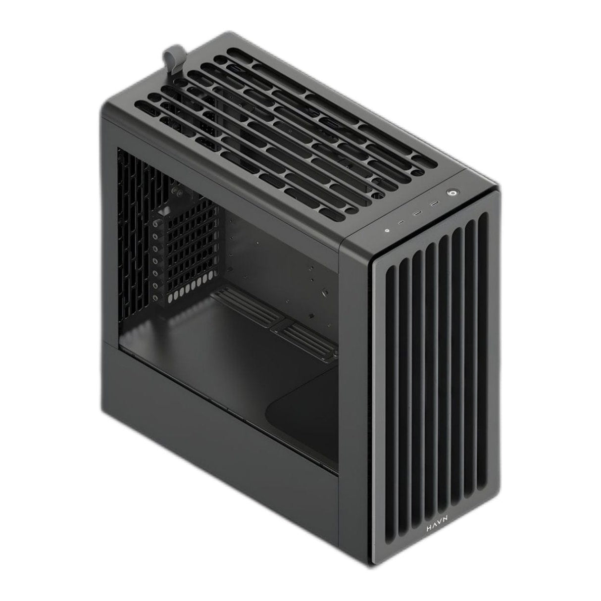 HAVN BF 360 Tempered Glass E-ATX Mid Tower Gaming PC Case Black HVN-CA-BF360-02