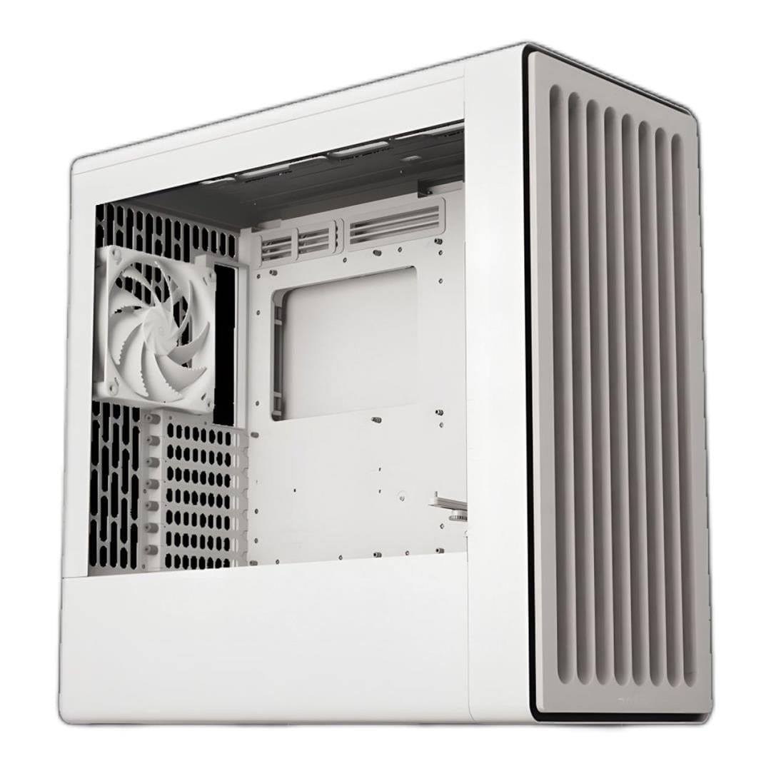 HAVN BF 360 Flow Tempered Glass E-ATX Mid Tower Gaming PC Case White HVN-CA-BF360-03