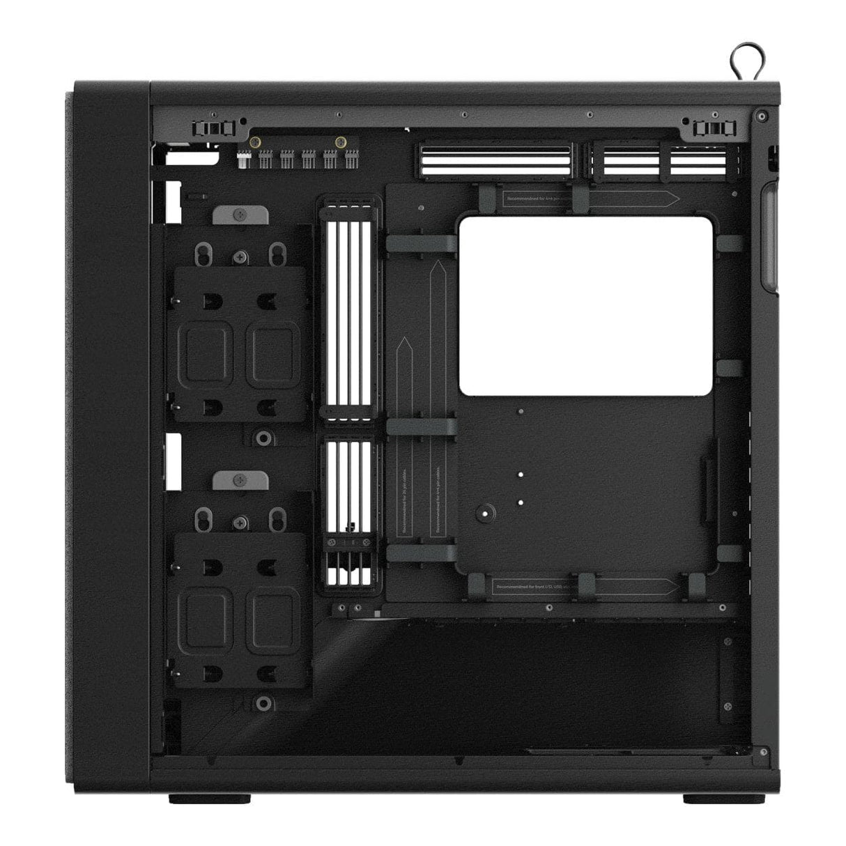 HAVN BF 360 Flow Tempered Glass E-ATX Mid Tower Gaming PC Case Black HVN-CA-BF360-04