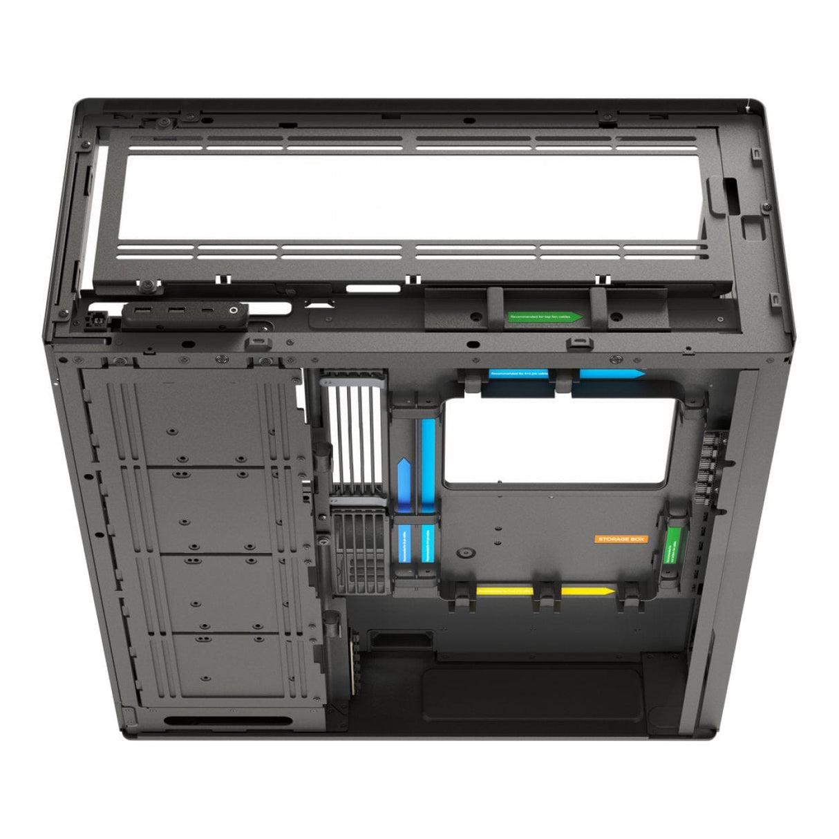 HAVN HS 420 Base Edition E-ATX Mid-Tower PC Case Black HVN-CA-HS420-06