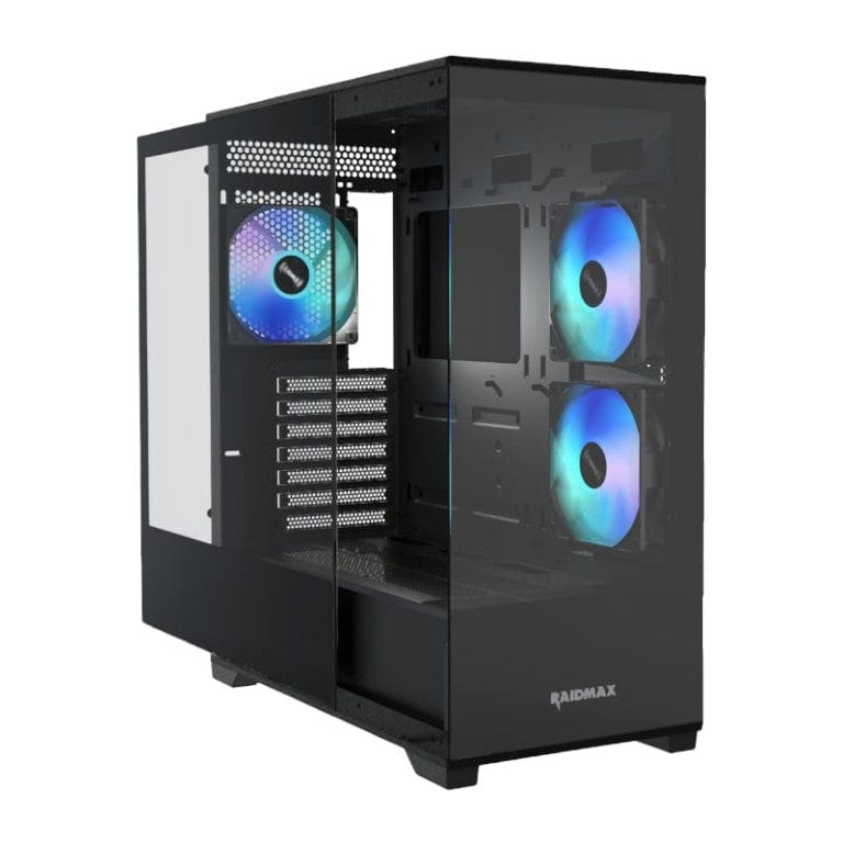 Raidmax I801 ATX ARGB Gaming PC Case Black I801TBF