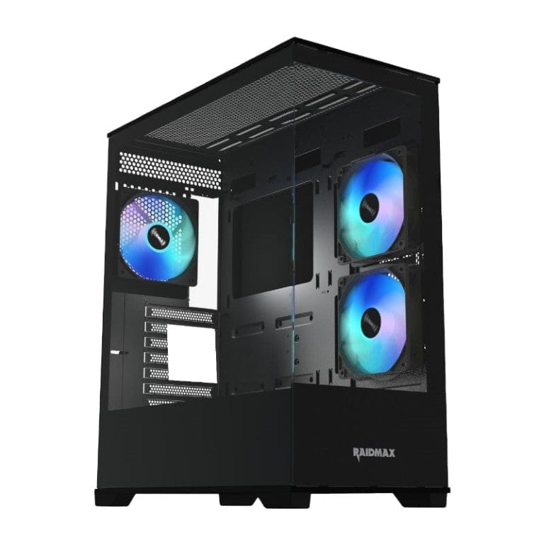 Raidmax I801 ATX ARGB Gaming PC Case Black I801TBF