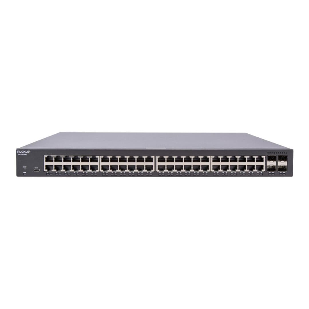 RUCKUS Entry-Level Access 48-ports 1G PoE Switch ICX 8100-48P