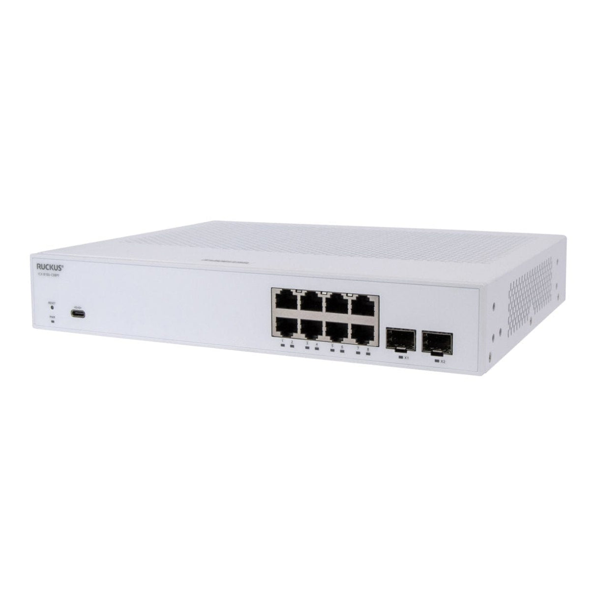 RUCKUS Entry-Level Access Compact 8-ports 1G PoE Switch ICX 8100-C08PF