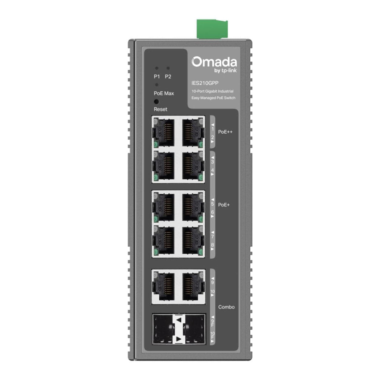 TP-Link Omada IES210GPP 10-port Gigabit Industrial Easy Managed Switch