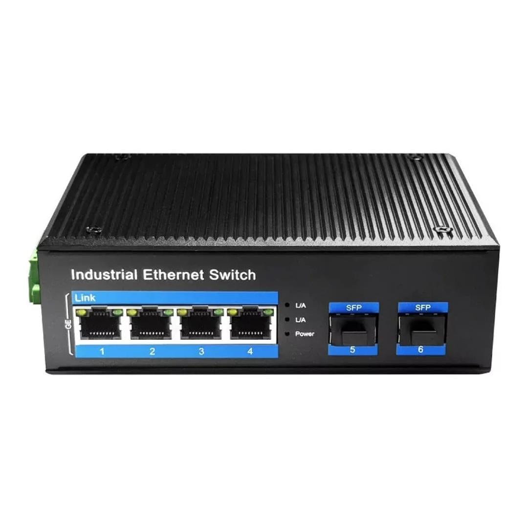 Cudy IG1004S2 4-port Gigabit Industrial 2SFP Unmanaged Switch