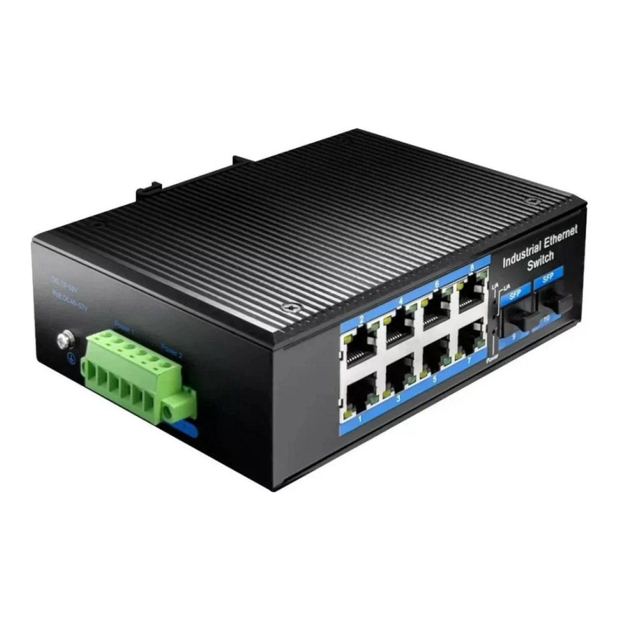 Cudy IG1008S2 8-port Gigabit Industrial PoE+2SFP Switch