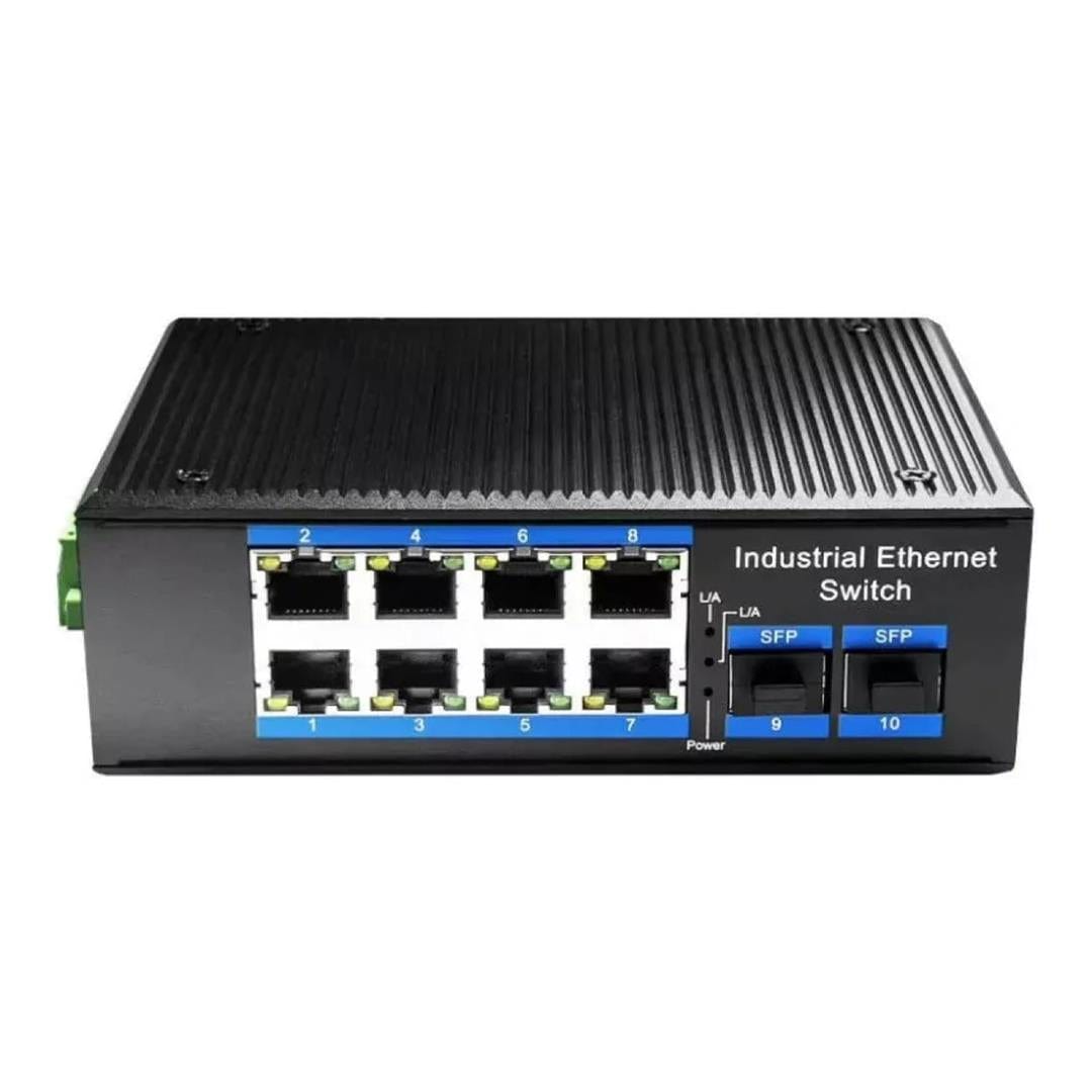 Cudy IG1008S2 8-port Gigabit Industrial PoE+2SFP Switch