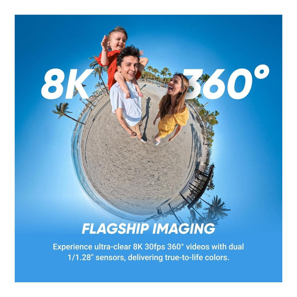 Insta360 X5 8K 6mm 360 Degree Action Camera Black with Essential Bundle IN-CINSAAHA-EB