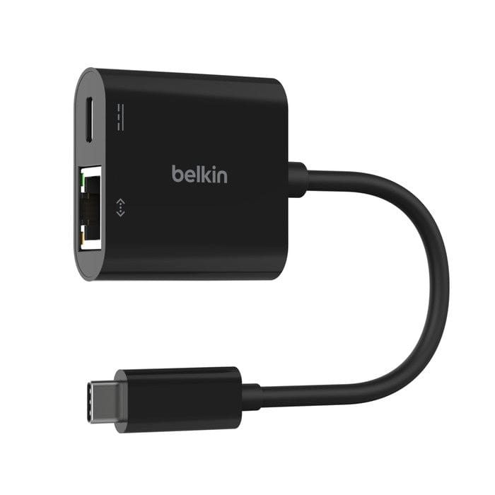 Belkin 2-in-1 Type-C Ethernet Adapter INC019BTBK
