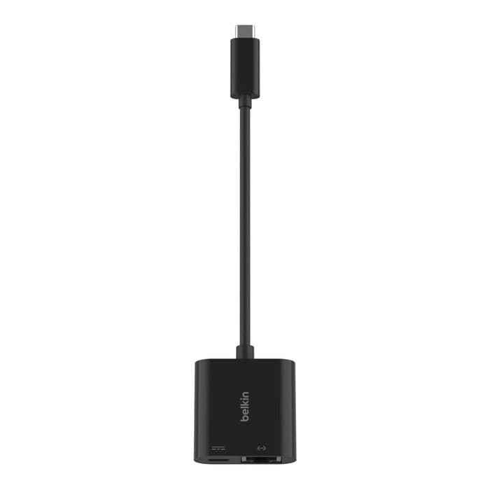 Belkin 2-in-1 Type-C Ethernet Adapter INC019BTBK