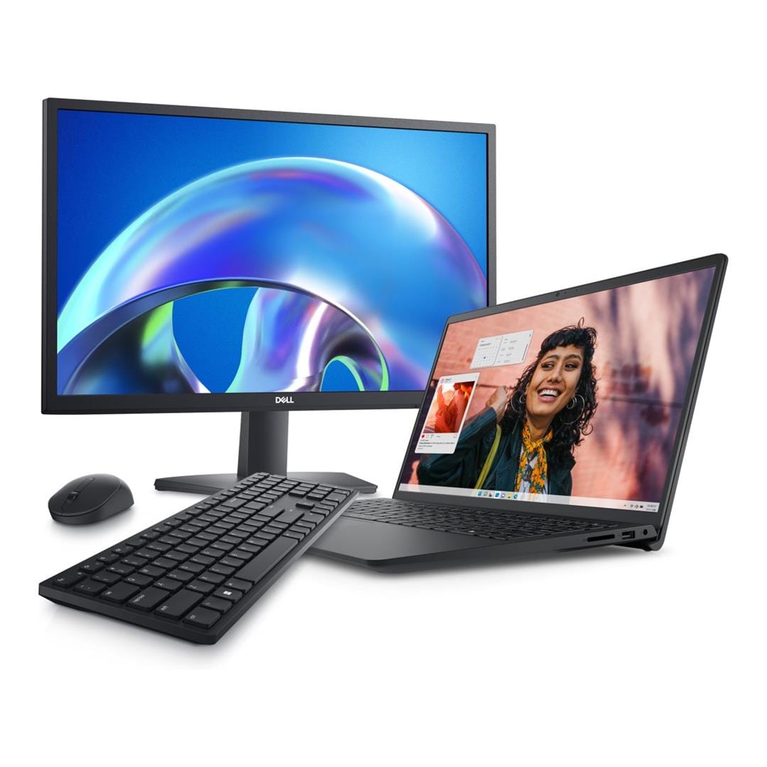 Dell Inspiron 3530 Laptop i5 16GB 512GB SSD 15.6" Win11 + FREE 23.8" Monitor + Keyboard & Mouse