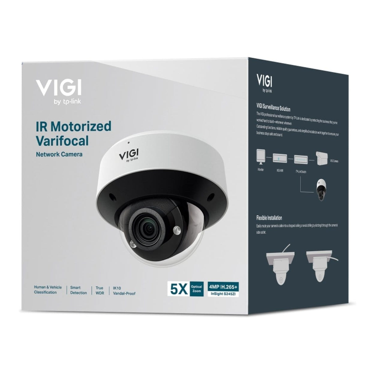 TP-Link VIGI InSight S245ZI 4MP IR Motorized Varifocal Dome Network Camera INSIGHT S245ZI