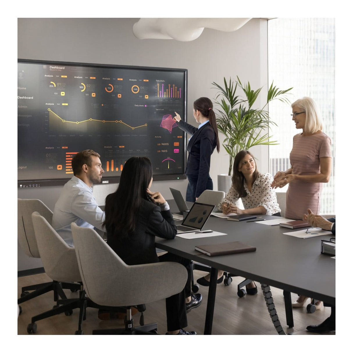 Parrot 86-inch Interactive Touch LED Panel IP0086A