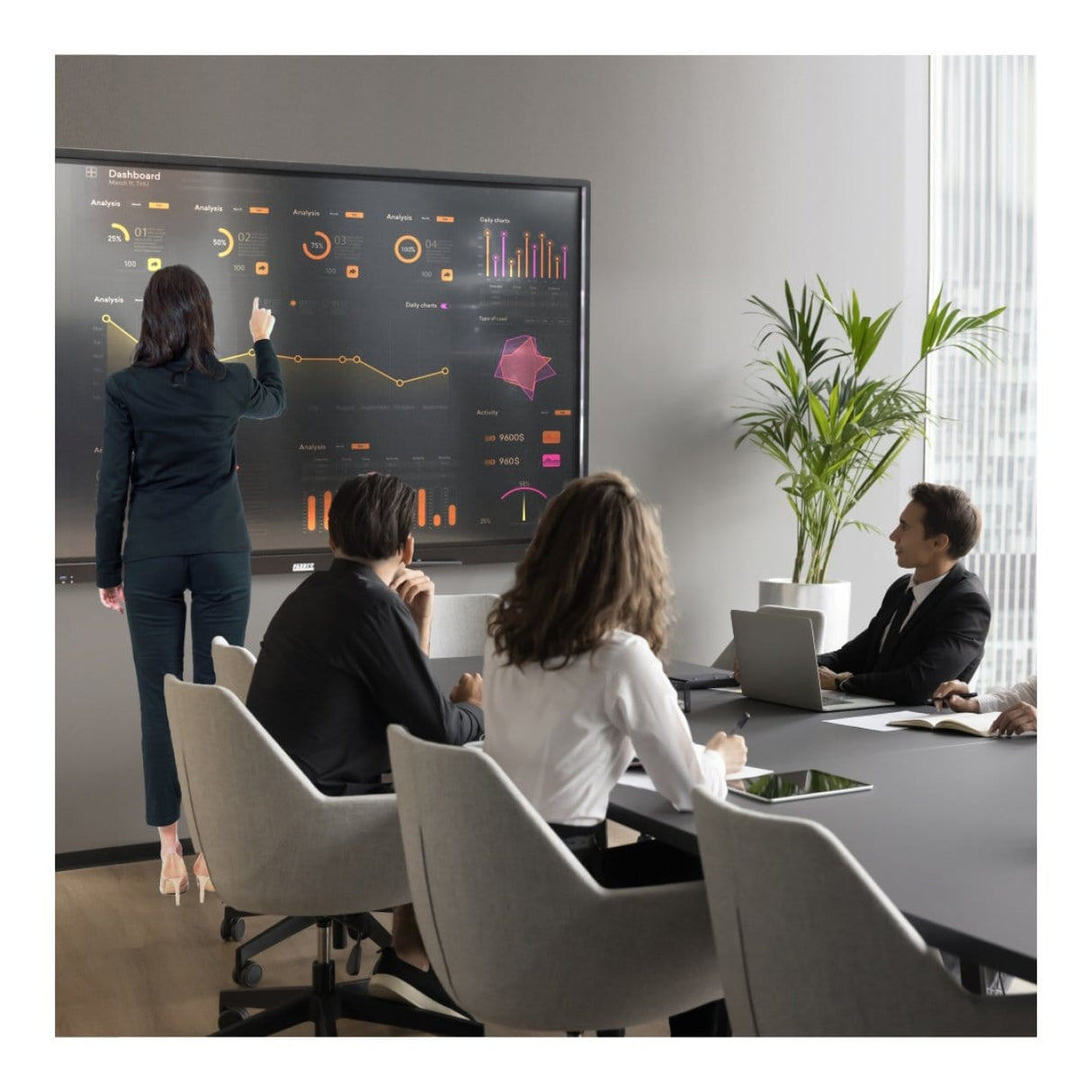 Parrot 86-inch Interactive Touch LED Panel IP0086A