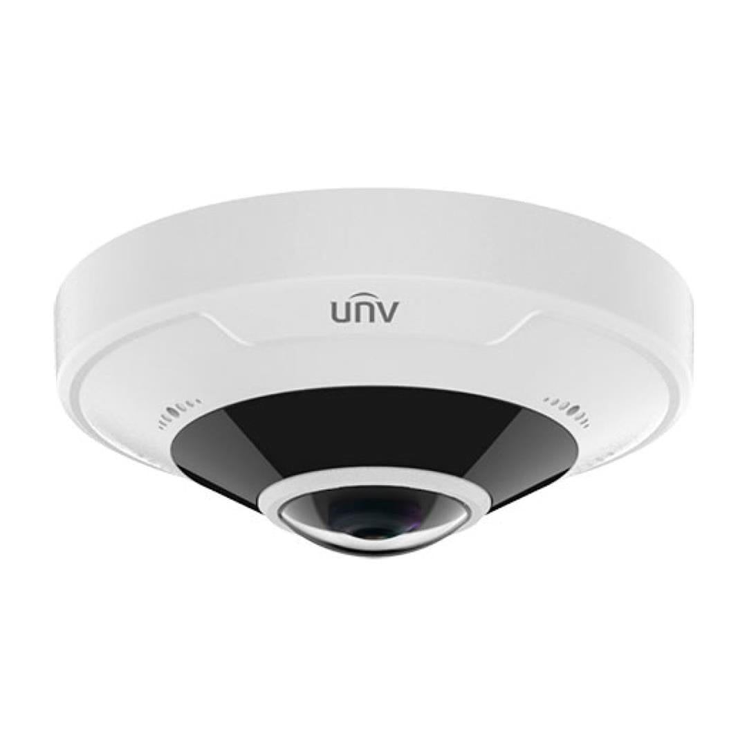 Uniview 12MP 1.8mm UHD Infrared Vandal-Resistant Fisheye Fixed Dome Camera IPC86CEB-AF18KC-I0