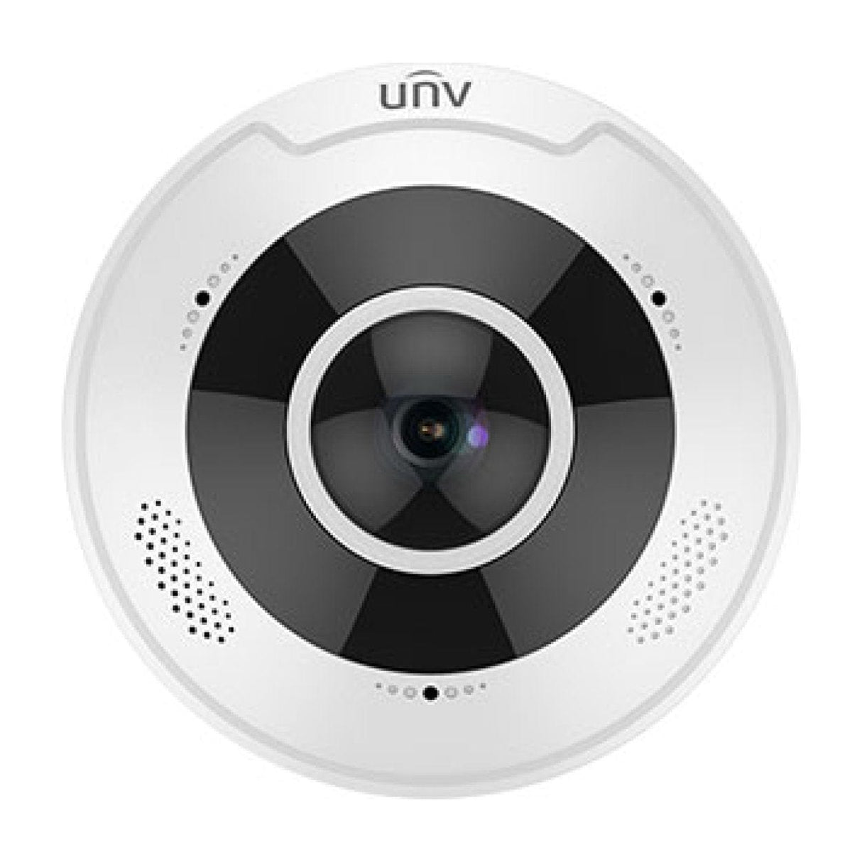 Uniview 12MP 1.8mm UHD Infrared Vandal-Resistant Fisheye Fixed Dome Camera IPC86CEB-AF18KC-I0