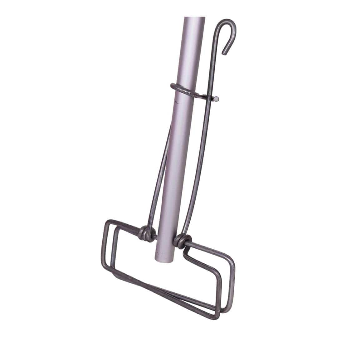 Parrot Janitorial Fan Mop Spring Clip with 22mmx1.3m Aluminium Handle JA0325