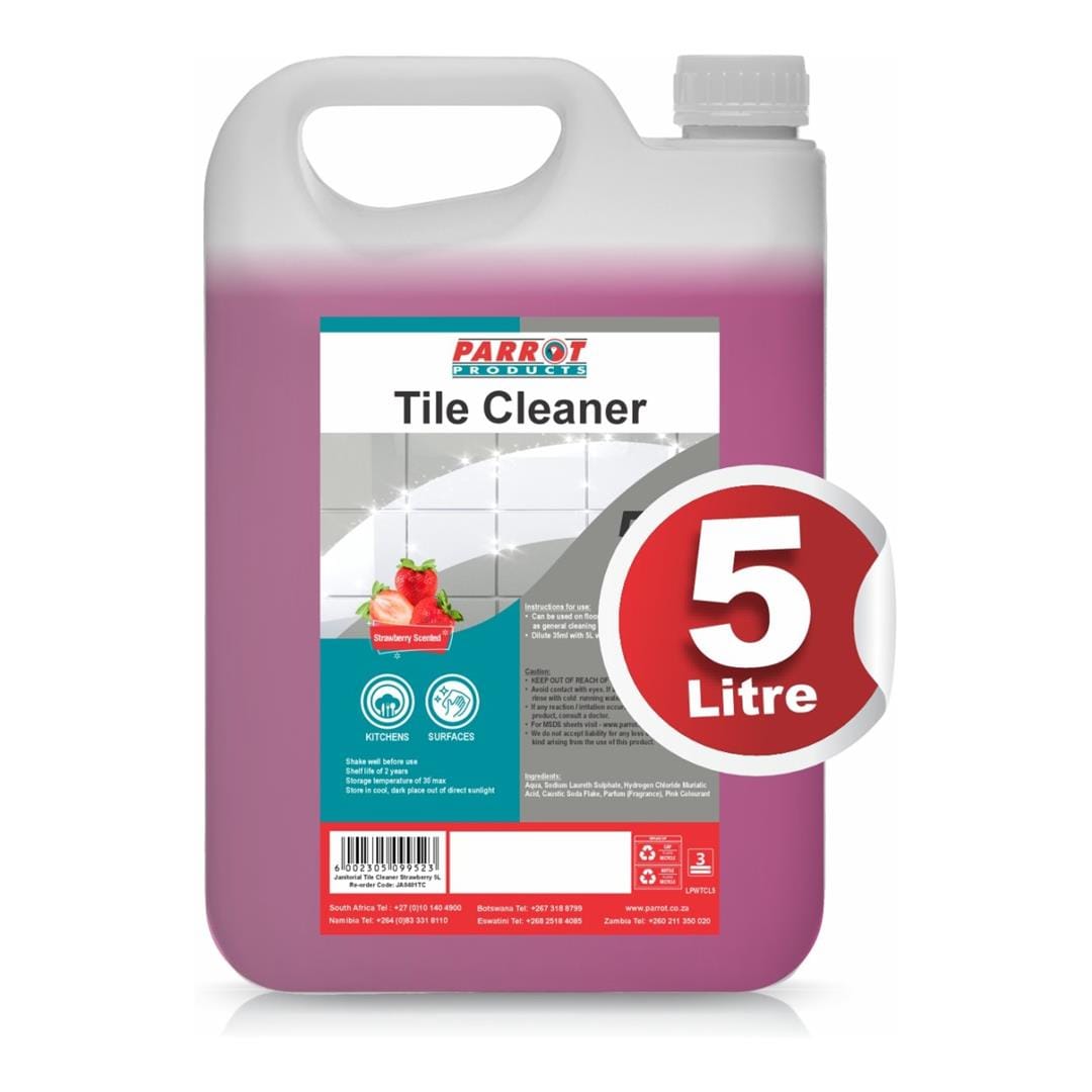 Parrot 5L Janitorial Tile Cleaner JA0401TC