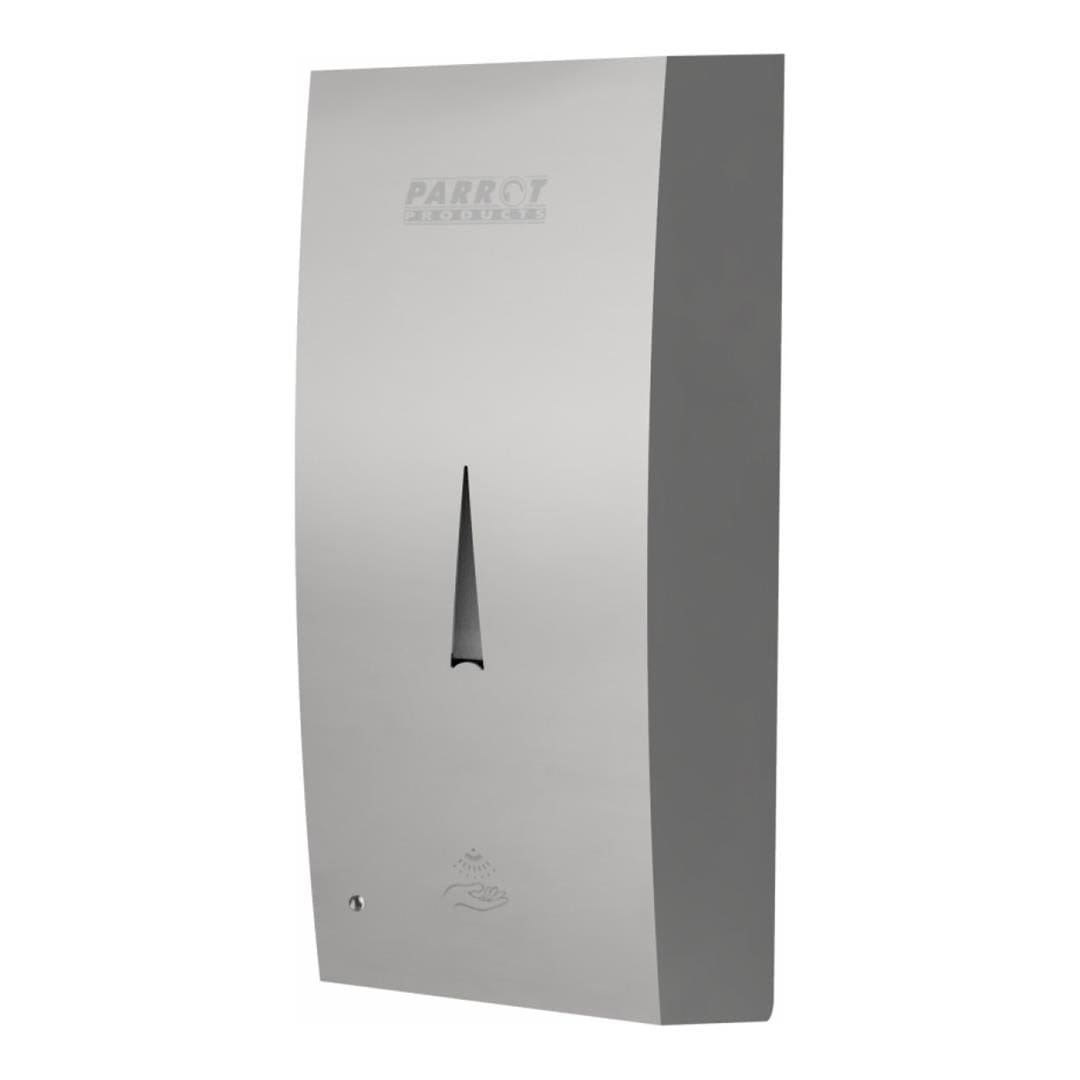 Parrot 1000ml Janitorial Stainless Steel Wall Mounted Auto Sanitizer Dispenser JA0503AS