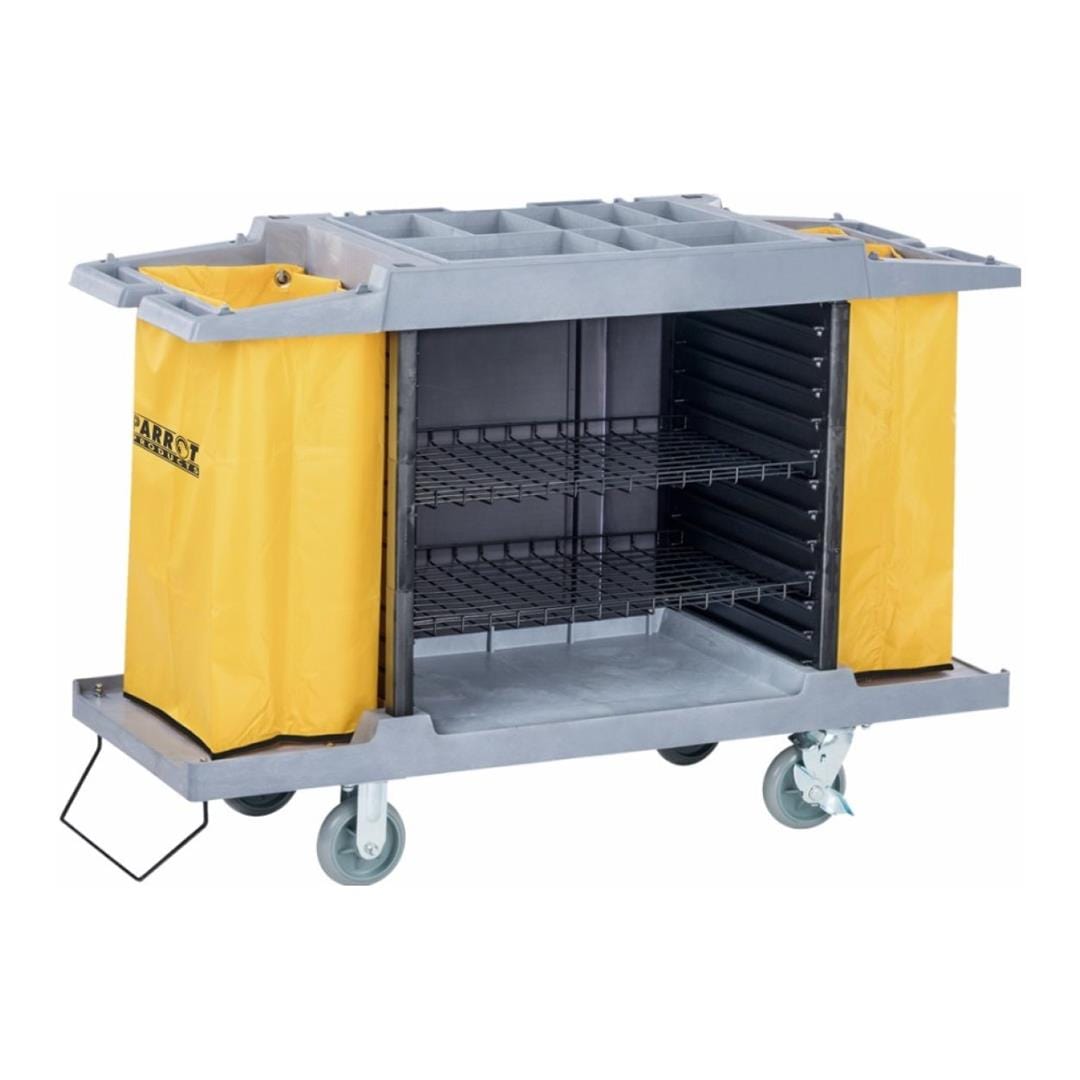 Parrot Janitorial Housekeeping Trolley Plastic JA0707