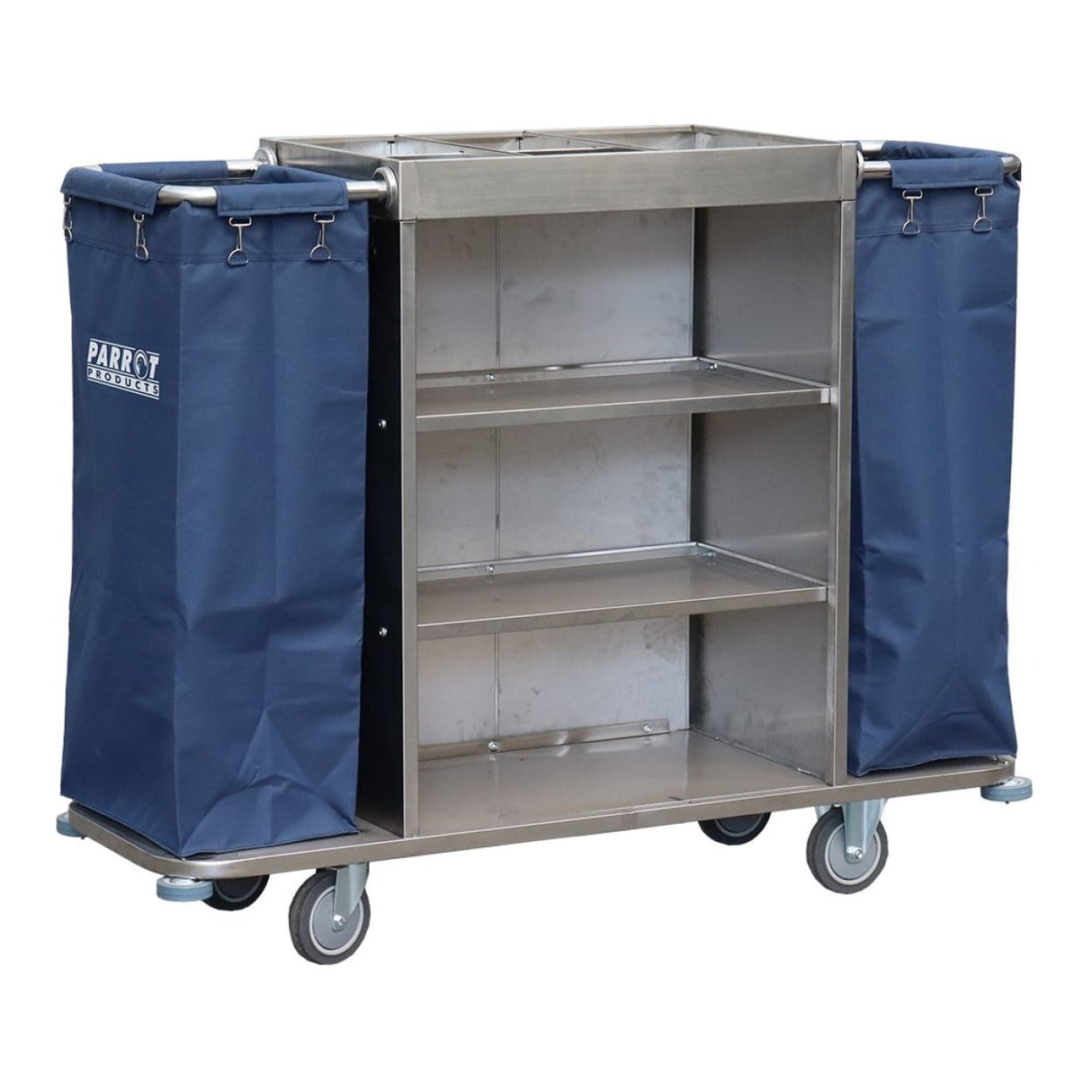 Parrot Janitorial Hotel Trolley Stainless Steel JA0708
