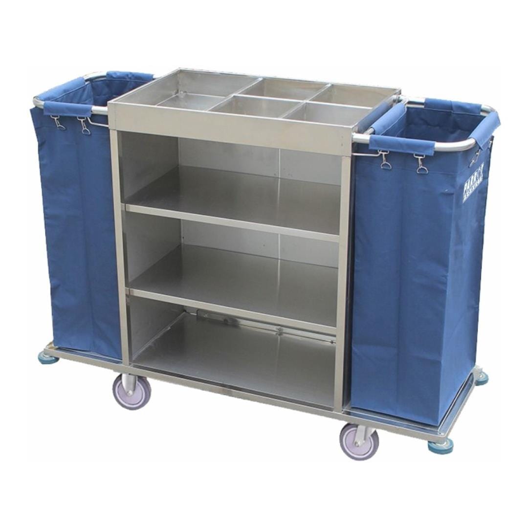 Parrot Janitorial Hotel Trolley Stainless Steel JA0708