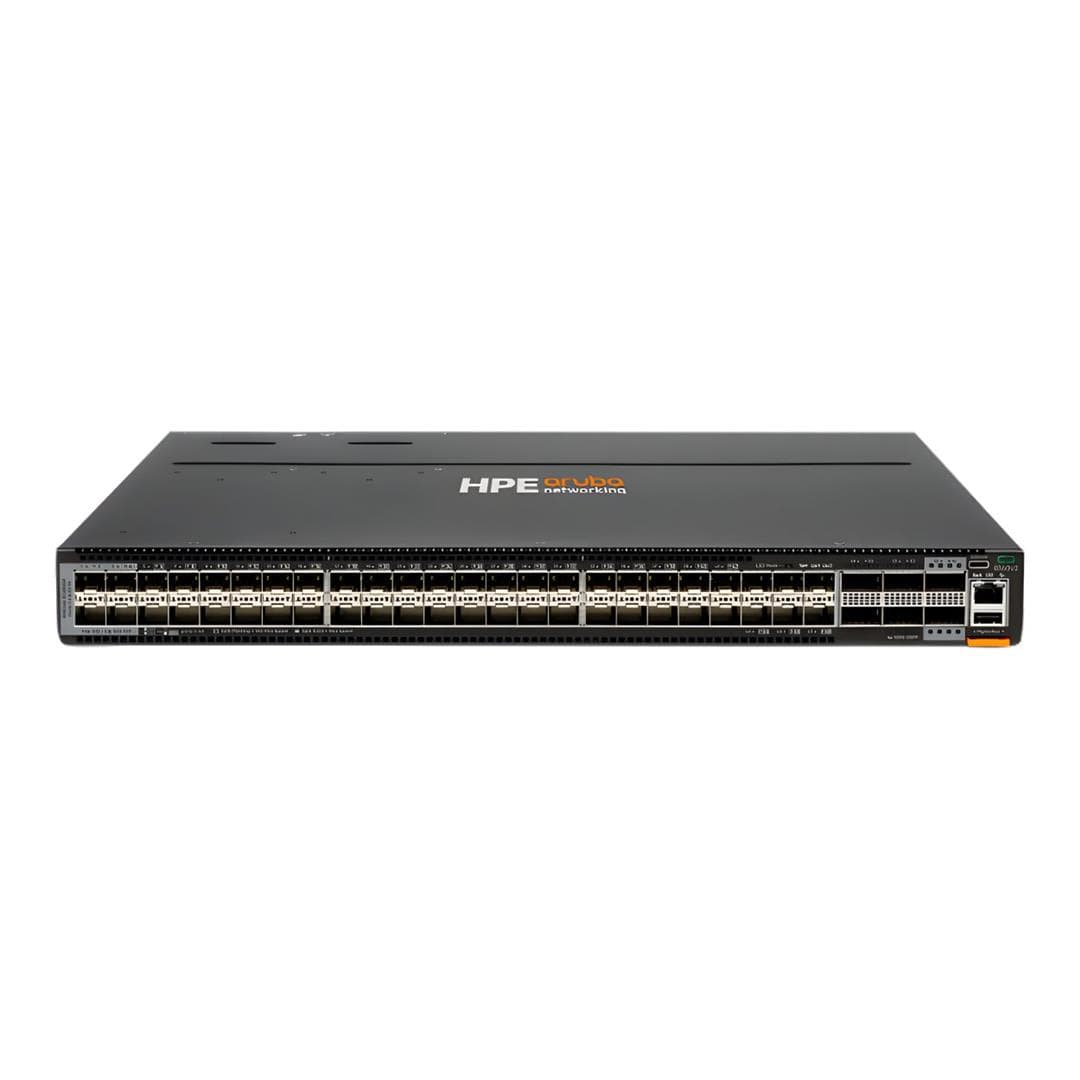 HPE CX 8360-48Y6C v2 48p 25G SFP28 4Sec 6p 100G QSFP+ 2Sec BF 5 Fans 2AC Switch Bundle JL705C