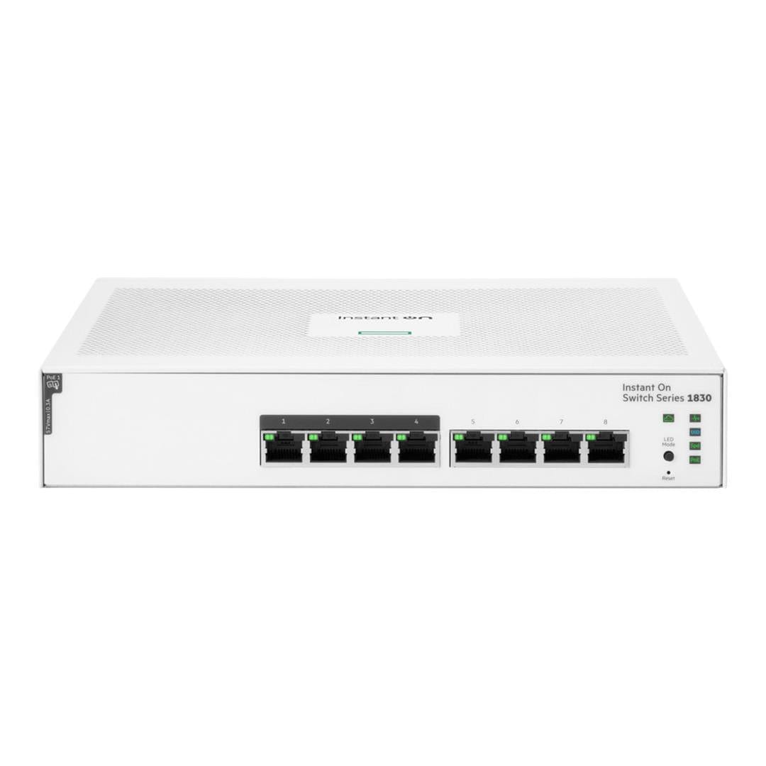 HPE Networking Instant On 1830 8-port PoE Gigabit L2 Smart Managed Switch JL811A