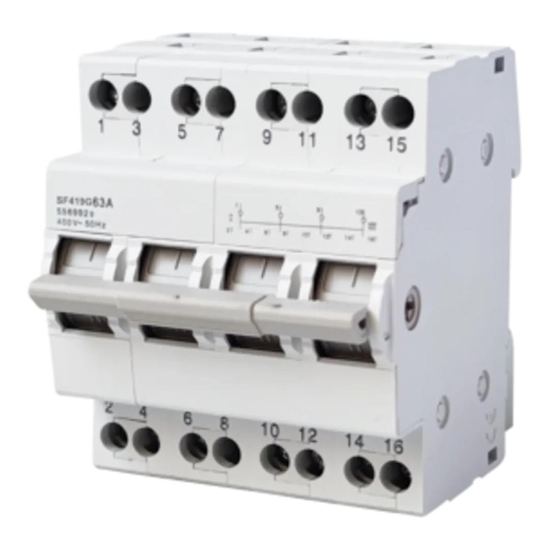 Chint AC 63A 4P Changeover Switch Din-Rail JN419G63A