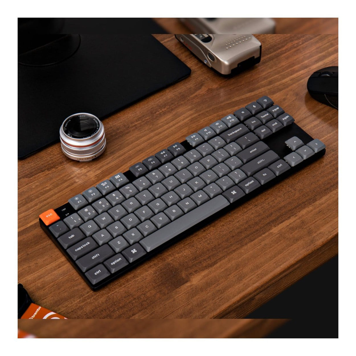 Keychron K1 Max QMK/VIA Wireless Custom Mechanical Keyboard Red Switches K1M-H1