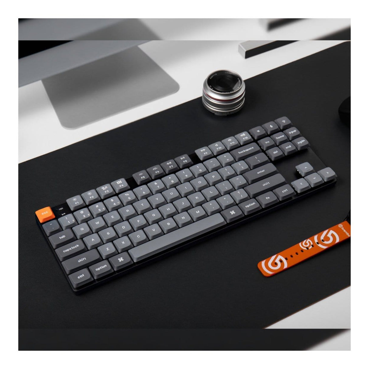 Keychron K1 Max QMK/VIA Wireless Custom Mechanical Keyboard Red Switches K1M-H1