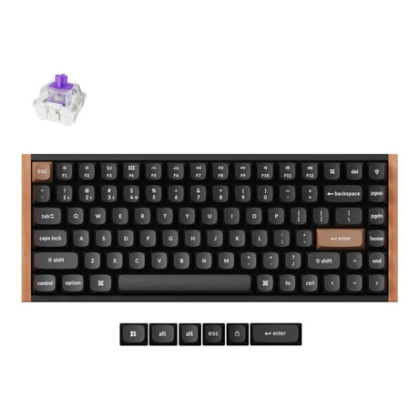Keychron K2 HE Wireless Special Edition Magnetic Custom Keyboard Black with NEBULA Switch
