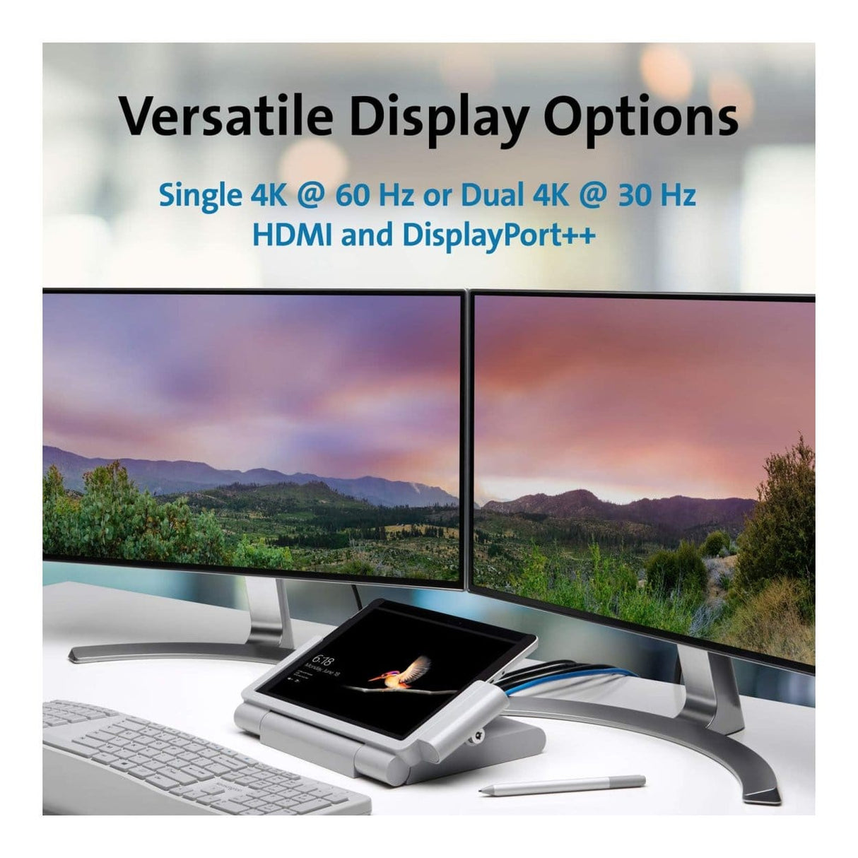 Kensington SD6000 Surface Go and Go 2 Docking Station K38700EU