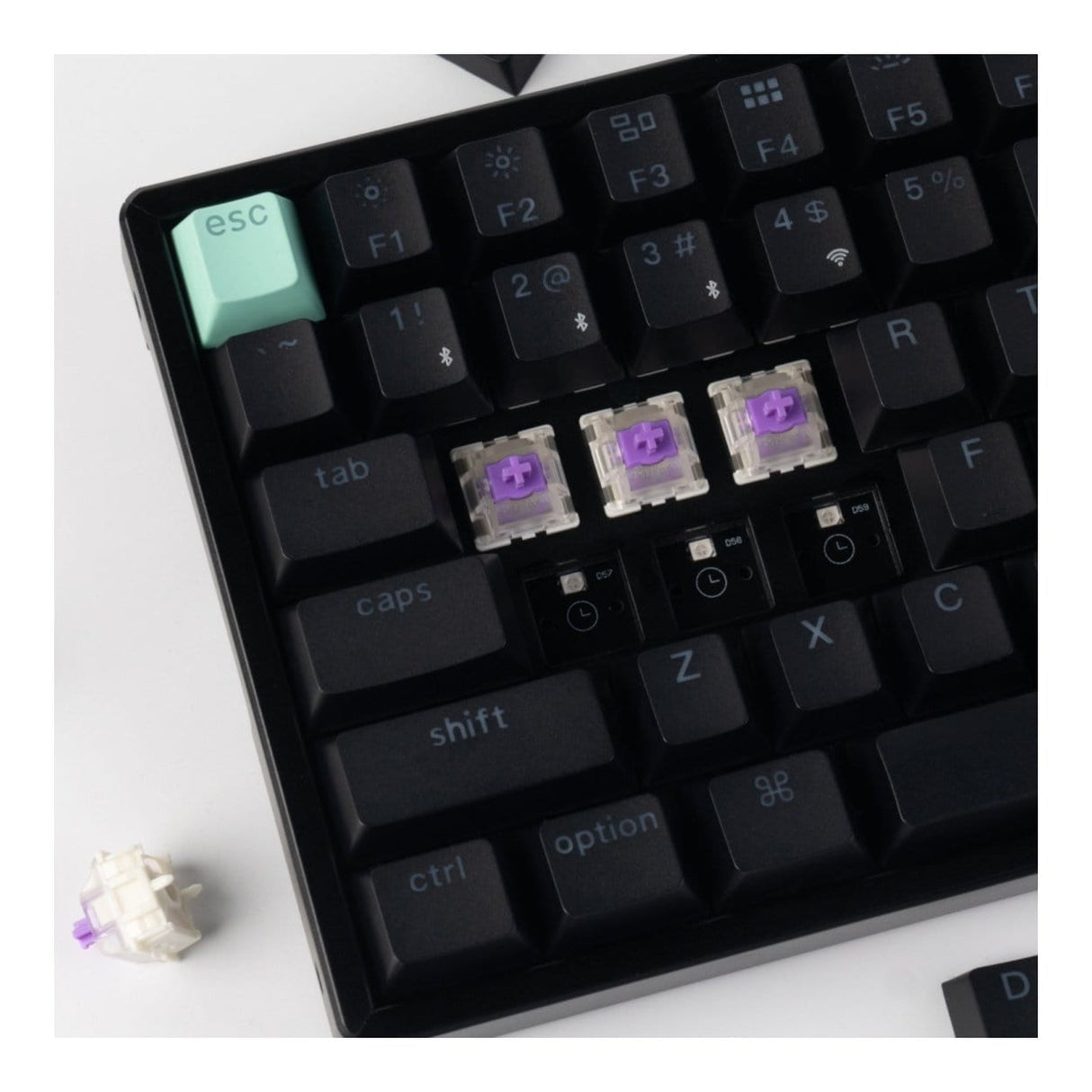 Keychron K4 HE Magnetic Switch Hot-Swap RGB Wireless Keyboard Black K4H-J1