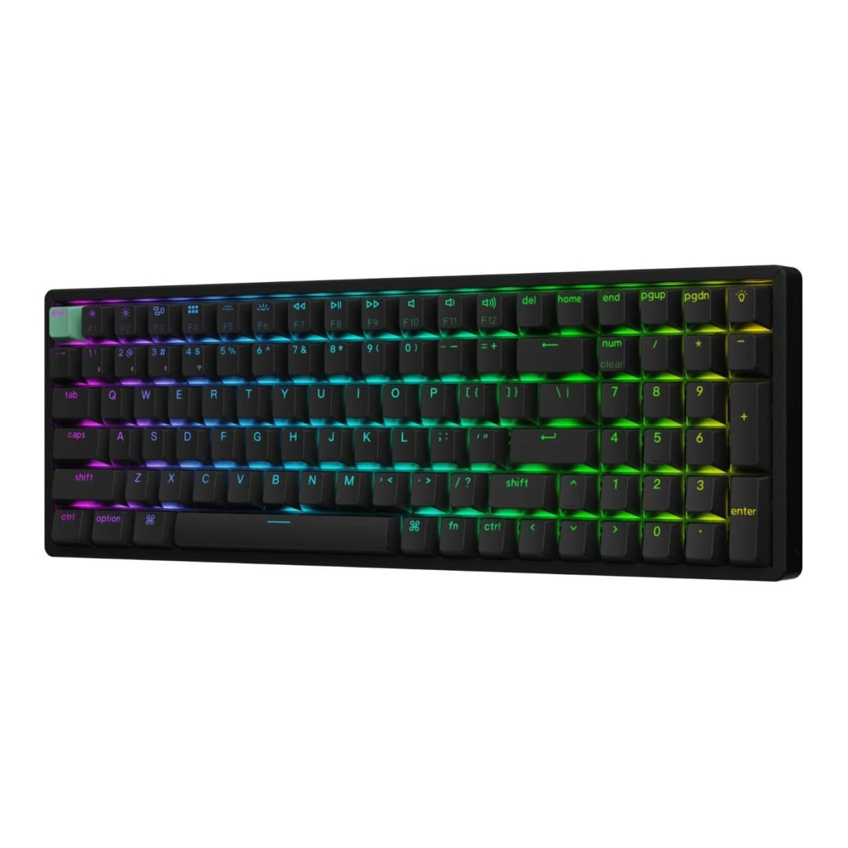 Keychron K4 HE Magnetic Switch Hot-Swap RGB Wireless Keyboard Black K4H-J1