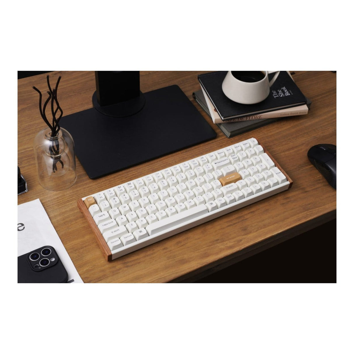 Keychron K4 HE Wireless Magnetic RGB Keyboard White K4H-Q1