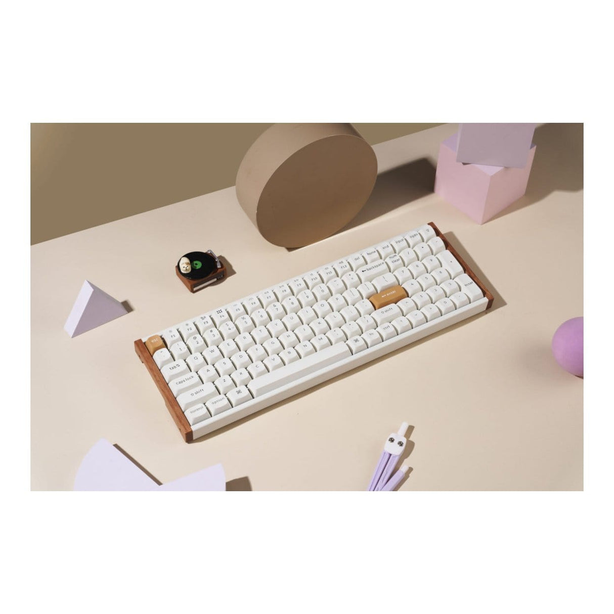 Keychron K4 HE Wireless Magnetic RGB Keyboard White K4H-Q1