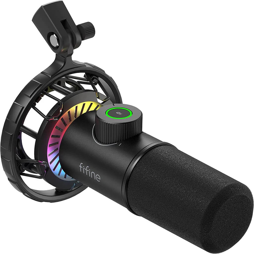 Fifine USB Dynamic Mic with Shock Mount K658