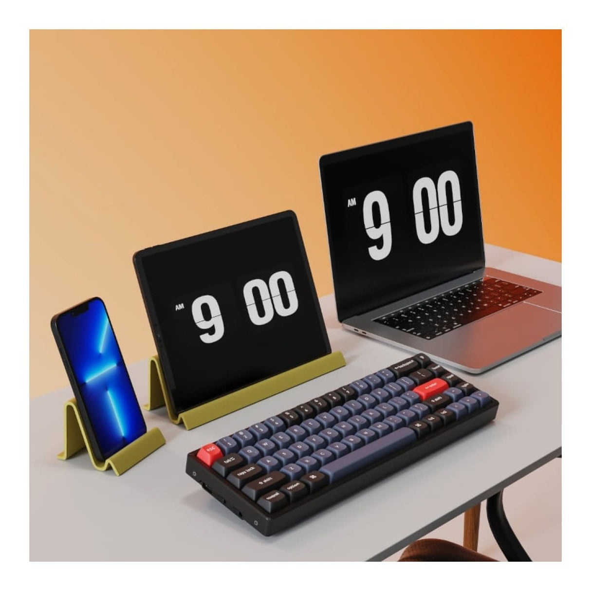 Keychron K6 Pro Red G Pro Switches RGB Wireless Keyboard Black K6P-H1